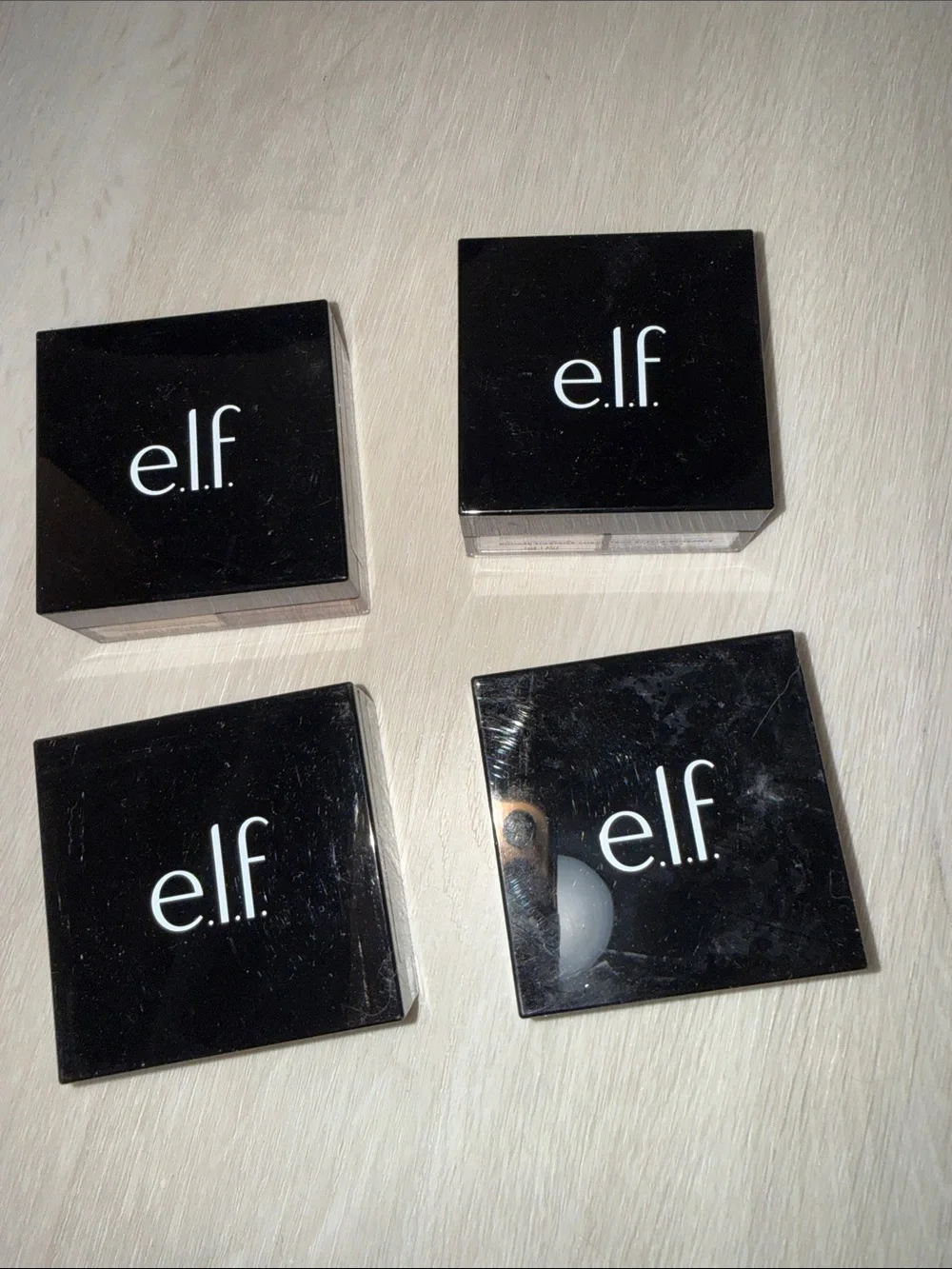 ELF Set It Bright Color-Correcting Powder Quad bundle